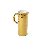 Seletti Fingers Jug Porcelain Gold 8.8 Cm, h 22