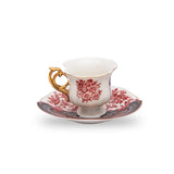 Seletti Hybridsagala Coffee Cup With Saucer In Porcelain