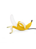 Seletti Banana Lamp Dewey Resin And Glass Lamp Yellow 33x23.5 Cm, h 19