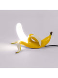 Seletti Banana Lamp Dewey Resin And Glass Lamp Yellow 33x23.5 Cm, h 19