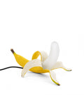 Seletti Banana Lamp Dewey Resin And Glass Lamp Yellow 33x23.5 Cm, h 19