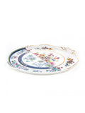 Seletti Hybrid Round Tray In Porcelain, Dorotea 35 Cm