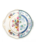 Seletti Hybrid Round Tray In Porcelain, Dorotea 35 Cm