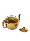 Seletti Fingers Teapot Porcelain Gold 23.8 Cm, h 15
