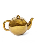 Seletti Fingers Teapot Porcelain Gold 23.8 Cm, h 15