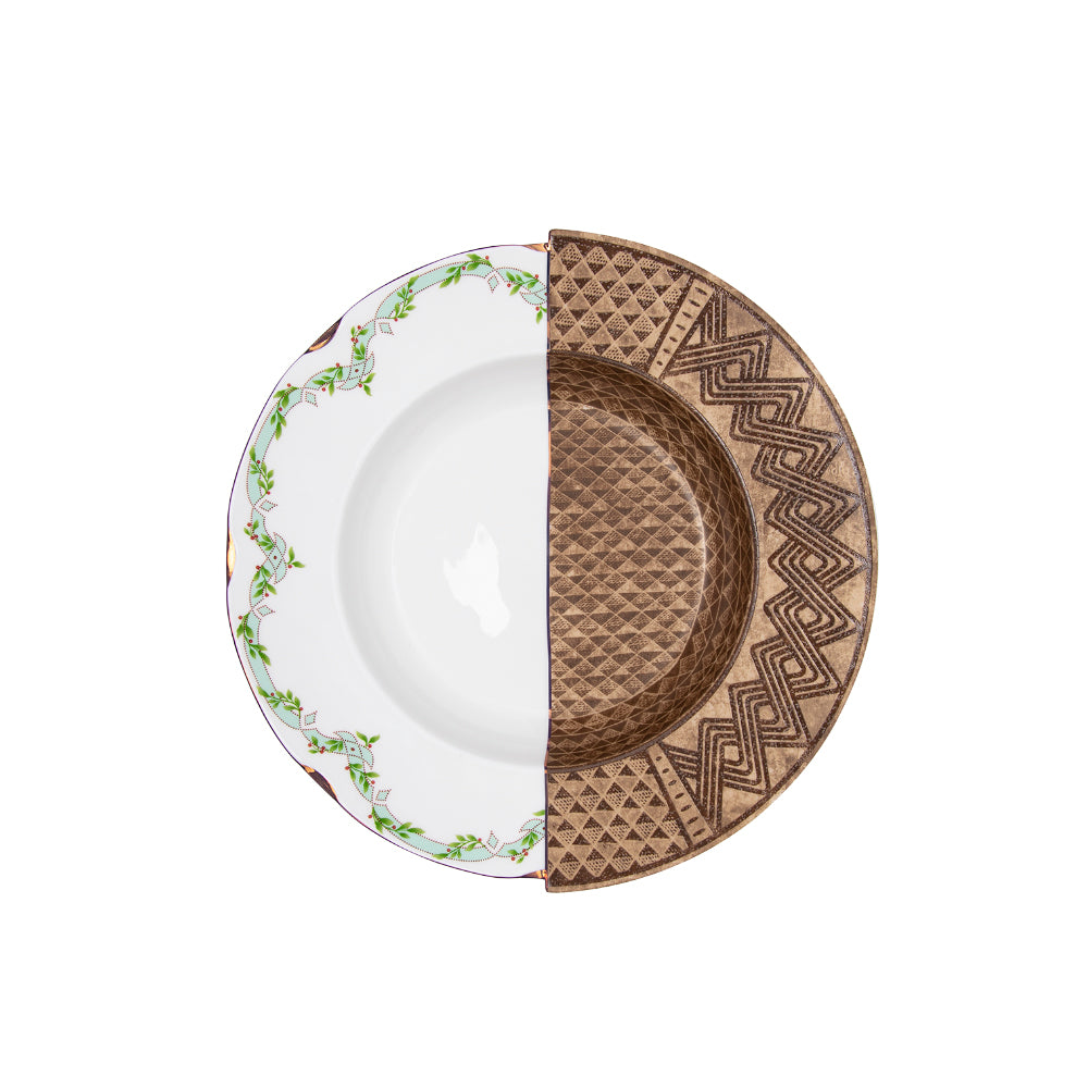 Seletti Hybridmalao Bowl Plate In Porcelain 25.4 Cm H 3.8 | Dinnerware Seletti Hybridmalao Bowl Plate In Porcelain 25.4 Cm H 3.8 | Dinnerware