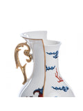 Seletti Hybrid Vase In Porcelain, Adelma 14 Cm, h 32.5