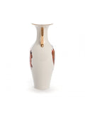 Seletti Hybrid Vase In Porcelain, Adelma 14 Cm, h 32.5