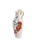Seletti Hybrid Vase In Porcelain, Adelma 14 Cm, h 32.5