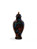 Seletti Toiletpaper Vase In Porcelain, Snakes 19.5 Cm, h 46.5