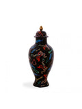 Seletti Toiletpaper Vase In Porcelain, Snakes 19.5 Cm, h 46.5