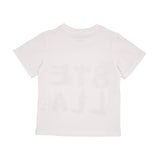 Stella McCartney Kids Animalier Logo Print White T-Shirt SS22