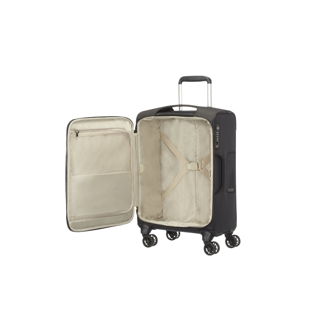 Samsonite Blite Icon Spinner Length 40 Black Size 55Cm | 4 Wheel Spinner | departure-to-desk | Hard-Soft-Luggage | Luggage | Luggage Soft | View All Luggage Samsonite Blite Icon Spinner Length 40 Black Size 55Cm | 4 Wheel Spinner | departure-to-desk | Hard-Soft-Luggage | Luggage | Luggage Soft | View All Luggage