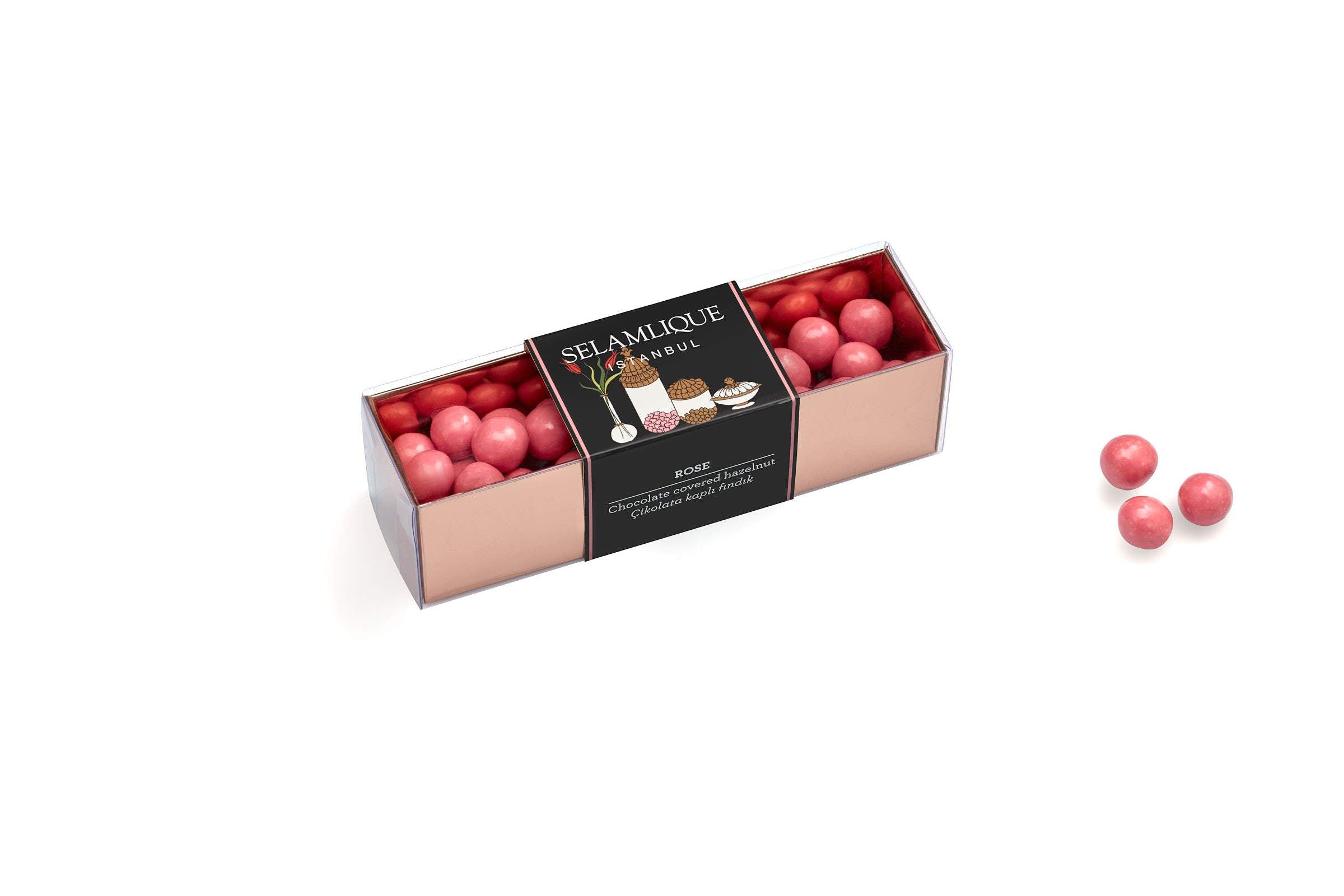 Selamlique Chocolate covered hazelnuts Rose 200g | Chocolates | Chocolates & Biscuits | Newcode | ramadan21 Selamlique Chocolate covered hazelnuts Rose 200g | Chocolates | Chocolates & Biscuits | Newcode | ramadan21