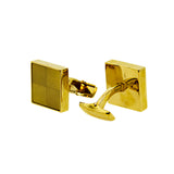 ازرار سمالتو ذهبي مربع الشكل