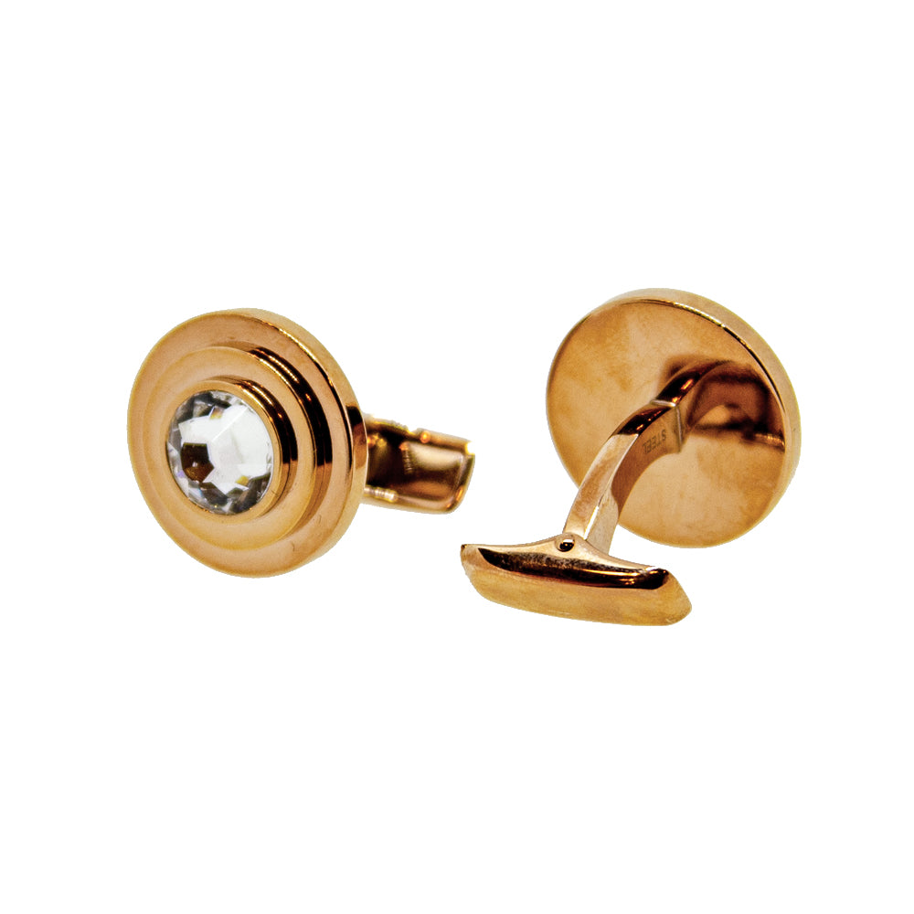 Smalto Cufflinks Rose Gold With Crystal | Accessories | Cufflink | Cufflinks | Eid Gifts | EID2021 | GCC | Mens | SP Smalto Cufflinks Rose Gold With Crystal | Accessories | Cufflink | Cufflinks | Eid Gifts | EID2021 | GCC | Mens | SP