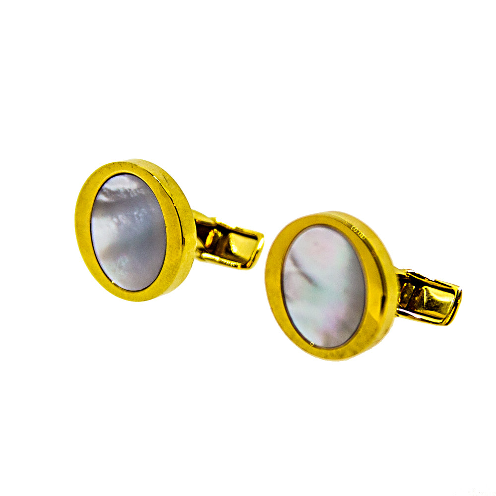 Smalto Cufflinks Ip Gold With Mother Of Pearl Design | Accessories | Cufflink | Cufflinks | Eid Gifts | EID2021 | GCC | Mens | SP Smalto Cufflinks Ip Gold With Mother Of Pearl Design | Accessories | Cufflink | Cufflinks | Eid Gifts | EID2021 | GCC | Mens | SP