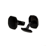 Smalto Cufflinks Full Black Square Design