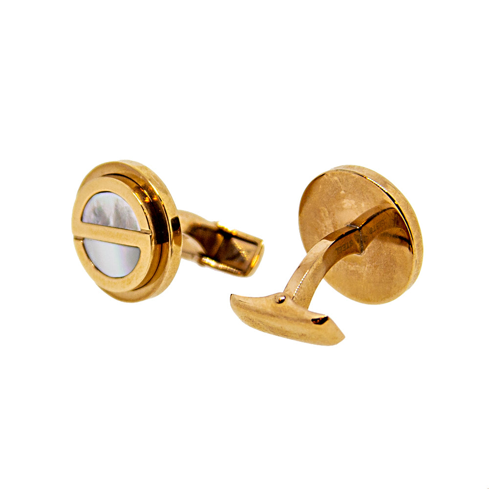 Smalto Cufflinks Ip Rosegold With Mother Of Pearl Design | Accessories | Cufflink | Cufflinks | Eid Gifts | EID2021 | GCC | Mens | SP Smalto Cufflinks Ip Rosegold With Mother Of Pearl Design | Accessories | Cufflink | Cufflinks | Eid Gifts | EID2021 | GCC | Mens | SP