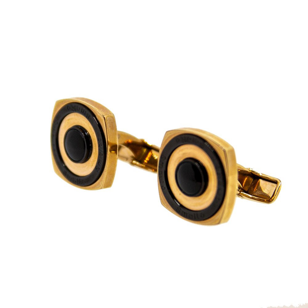 Smalto Cufflinks Ip Rosegold With Round Black Line Design | Accessories | Cufflink | Cufflinks | Eid Gifts | EID2021 | GCC | Mens | SP Smalto Cufflinks Ip Rosegold With Round Black Line Design | Accessories | Cufflink | Cufflinks | Eid Gifts | EID2021 | GCC | Mens | SP