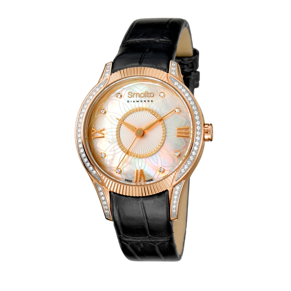 Smalto Ladies Watch Rose Gold Case Mop Dial With Diamond | Fashion Watches | GCC | SP | Womens | Womens Watches Smalto Ladies Watch Rose Gold Case Mop Dial With Diamond | Fashion Watches | GCC | SP | Womens | Womens Watches
