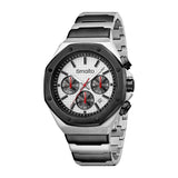 Smalto Two Tone Men's Watch Silver Dial With Two Tone Metal Bracelet