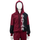 Qatar Bordeaux Jogging Suit