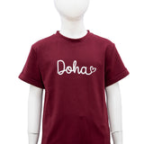 Sofya Kids Qatar Bordeaux T-Shirt