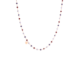 Rebecca Pepite 925 Silver Necklace With Hydrothermal multicolor Stones