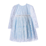 Piccola Speranza Kids Girl's Light Blue Dress