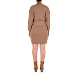 Space Style Concept Dress Cammello