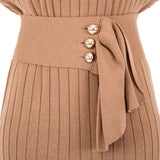 Space Style Concept Dress Cammello