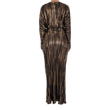 Space Style Concept Dress One Color