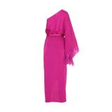 Simona Corsellini One Sleeve Long Dress