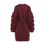 Simona Corsellini Long Fringe Sleeves Cardigan