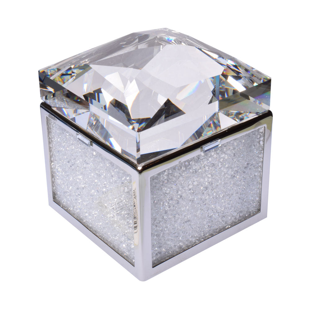 Swarovski Crystal Treasure Box Figurine White – Blue Salon