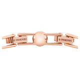 Swarovski Angelic Bracelet Round cut, White, Rose Gold-Tone Plated