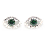 Swarovski Luckily Earrings Green