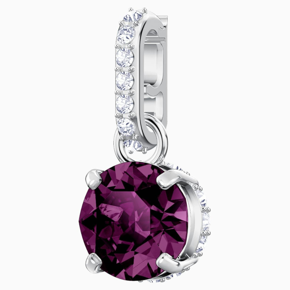 Swarovski Remix Collection Charm February Purple Rhodium Plated | Accessories | Charm | Fashion Jewellery | Women | Womens Swarovski Remix Collection Charm February Purple Rhodium Plated | Accessories | Charm | Fashion Jewellery | Women | Womens