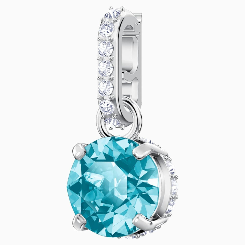 Swarovski Remix Collection Charm December Blue Rhodium Plated | Accessories | Charm | Fashion Jewellery | Women | Womens
