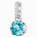 Swarovski Remix Collection Charm December Blue Rhodium Plated - Blue Salon