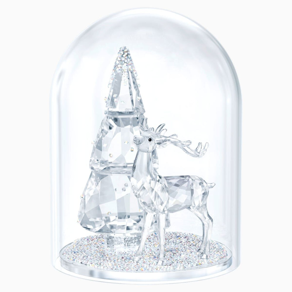Swarovski Bell Jar - Pine Tree & Stag White | Accessories | Women | Womens Swarovski Bell Jar - Pine Tree & Stag White | Accessories | Women | Womens