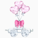 Swarovski Heart Balloons Wagon Light Multi-Colored Pink - Blue Salon