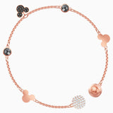 Swarovski Remix Collection Mickey Strand Multi-Ed Rose-Gold Tone Size M