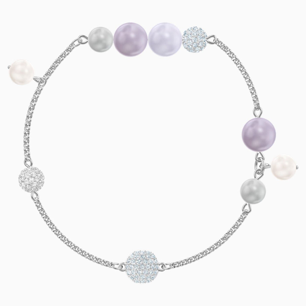 Swarovski Remix Collection Pearl Strand Violet Size M – Blue Salon