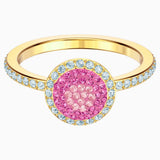 Swarovski No Regrets Ring Multi-Ed Gold-Tone Size 58