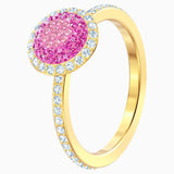 Swarovski No Regrets Ring Multi-Ed Gold-Tone Size 58