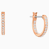 Swarovski,Ocean Crab Pierced Earrings,White, Rose-Gold Tone,One Size