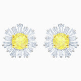 Swarovski,Sunshine Pierced Earrings,White,One Size