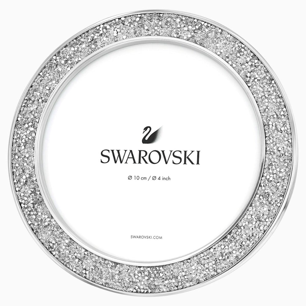 Swarovski Minera Picture Frame Round Silver Tone